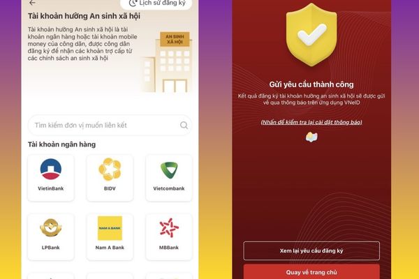Hướng dẫn cách liên kết tài khoản ngân hàng vào VNeID