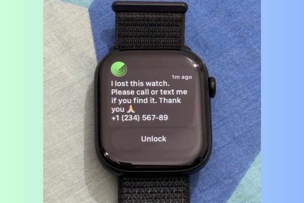 Tin nhắn được hiển thị trên Apple Watch