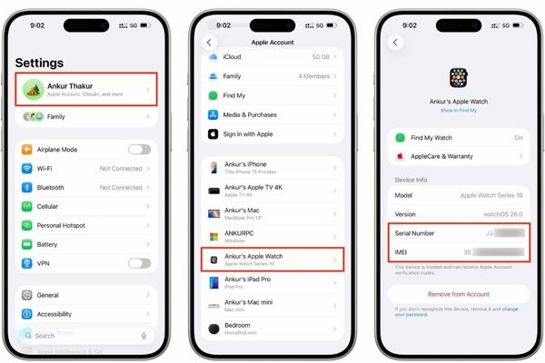 Cung cấp cho họ số sê-ri (Serial Number) của thiết bị