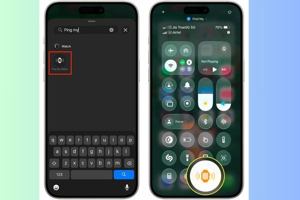Thêm nút "Ping My Watch"