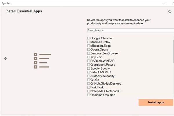 Cài phần mềm thiết yếu