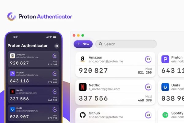 Proton Authenticator: Application of two safe, free 2Fa elements