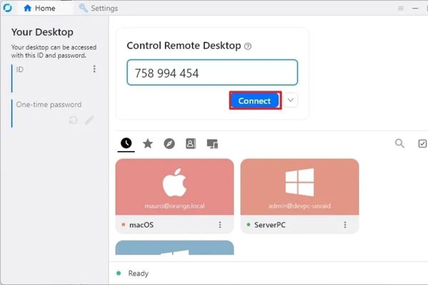 Cách kết nối từ xa đến một máy tính khác