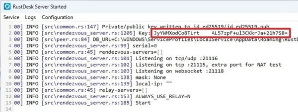 Copy chuỗi ký tự dài trong mục key