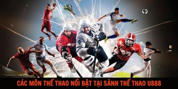 Các môn thể thao nổi bật tại sảnh thể thao U888