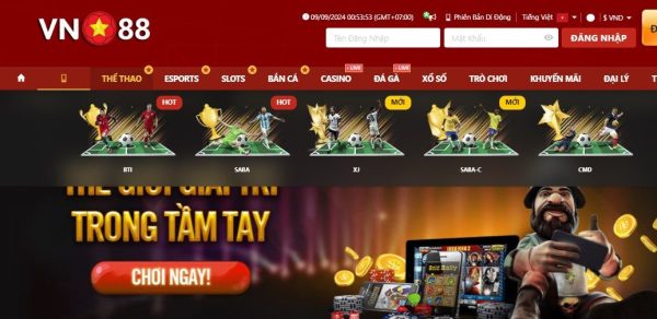Trải nghiệm trên di động VN88.Boutique đăng nhập nhanh mượt 1