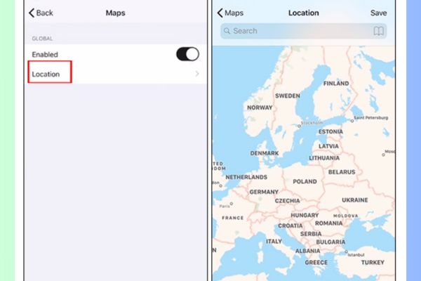 Chọn một địa điểm trên bản đồ