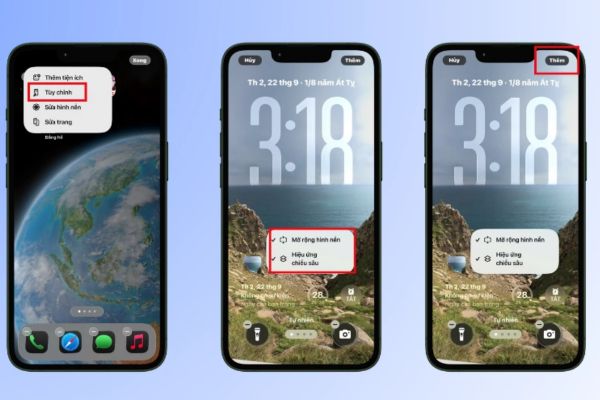 Cách tạo hình nền 3D trên iOS 26 cực đẹp 9 Mách bạn cách tạo hình nền 3D trên iOS 26