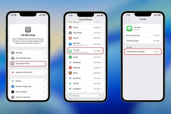 Xóa các tệp đính kèm nặng