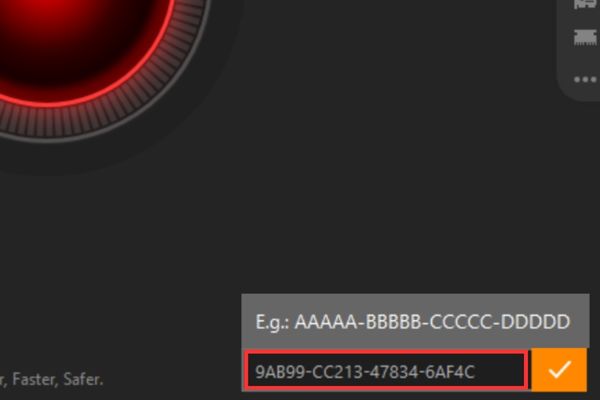 Paste the following code into the key