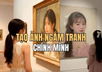 Cách tạo ảnh ngắm tranh chính mình trong bảo tàng 14