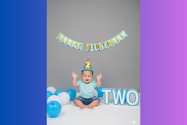 Tổng hợp 11+ lệnh Ghép ảnh sinh nhật cho bé bằng AI 27 Phong cách tối giản, hiện đại và vui tươi