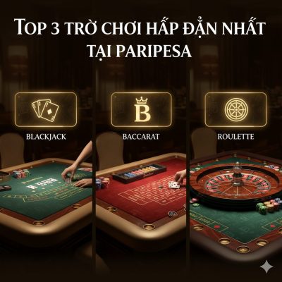 Top 3 trò chơi hấp dẫn nhất tại PariPesa 6