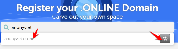 chọn domain 0$ namecheap