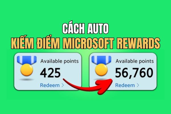 How to automatically earn Microsoft Rewards points to receive gifts How to automatically earn Microsoft Rewards points to receive gifts