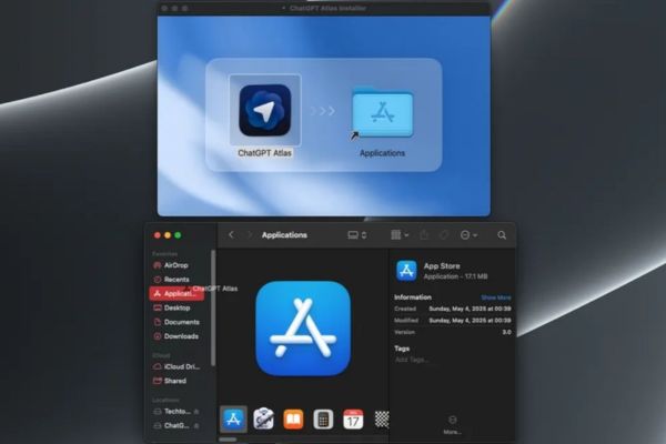 Khám phá cách sử dụng ChatGPT Atlas: Trải nghiệm duyệt web đỉnh cao 15 Kéo ChatGPT Atlas vào thư mục Applications
