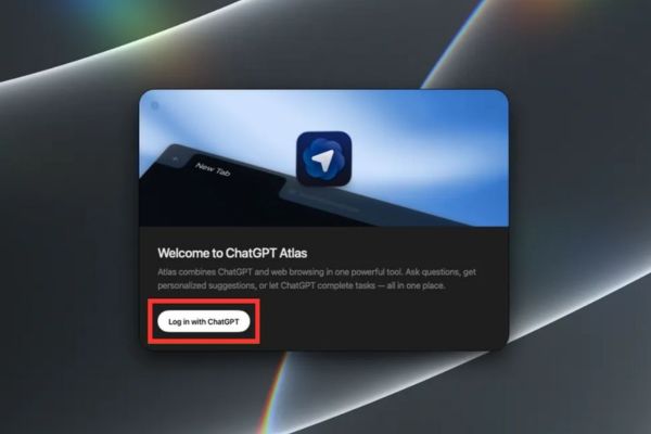 Khám phá cách sử dụng ChatGPT Atlas: Trải nghiệm duyệt web đỉnh cao 16 Đăng nhập bằng tài khoản ChatGPT