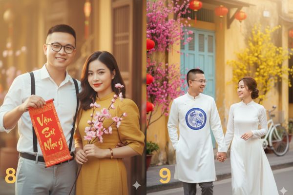 Concept dạo phố xuân