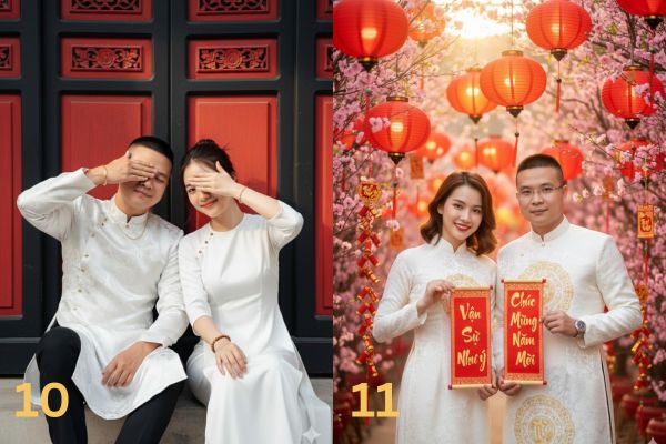 Concept xuân hạnh phúc rạng ngời