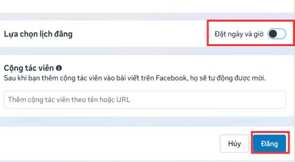 Hướng dẫn cách chỉnh sửa bài viết đã lên lịch Facebook 12 Nhấn nút Đăng để đăng bài ngay lập tức