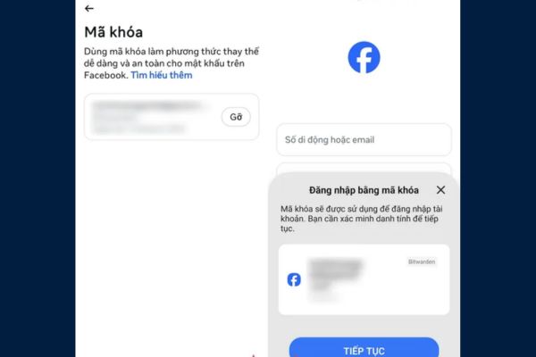 Cách đăng nhập Facebook bằng PassKey không cần mật khẩu
