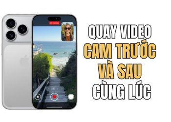 Cách Quay video dùng 2 camera trước sau cùng lúc với Dual Capture 1