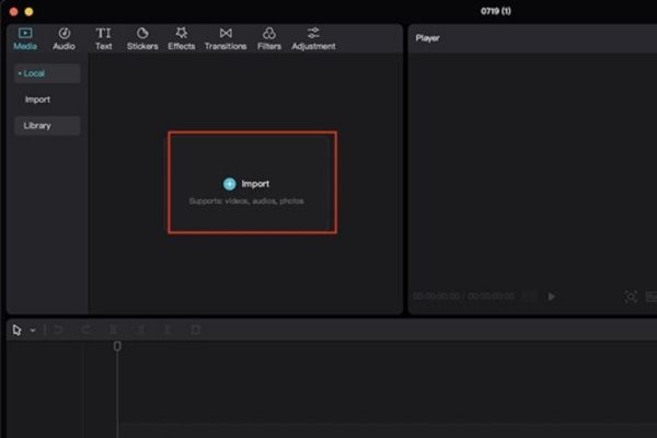 Cách dùng CapCut tách âm thanh khỏi video cực dễ 19 Sử dụng tính năng Import
