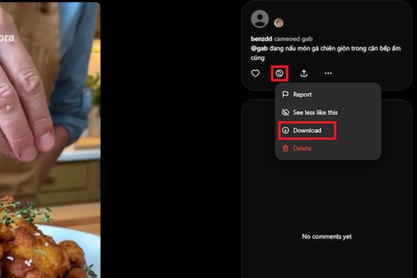 Tải video Sora 2 về máy