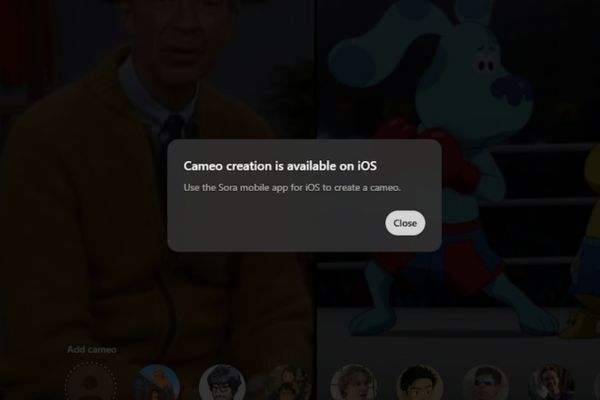 Tính năng cameo sáng tạo hiện chỉ có trên iOS