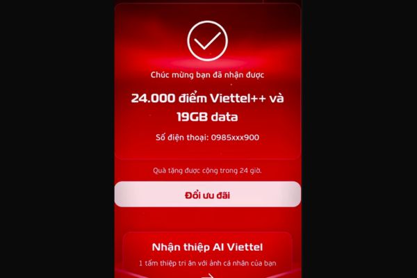 Nhận 25.000 điểm Viettel miễn phí cực dễ dàng nhân dịp sinh nhật 25 năm 14 Nhận 25.000 điểm Viettel miễn phí cực dễ dàng