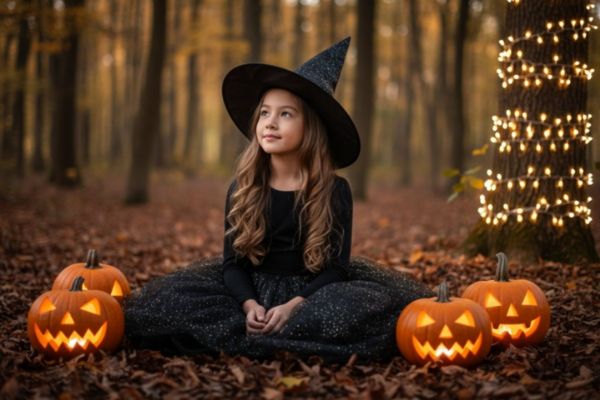 Tổng hợp 17+ prompt tạo ảnh Halloween bằng AI ấn tượng 26 Vẻ đẹp của cô phù thủy nhỏ mơ mộng