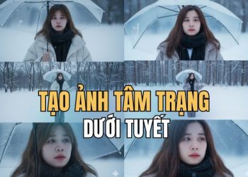 Hướng dẫn tạo ảnh tâm trạng dưới tuyết bằng AI 1