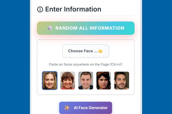 Hướng dẫn tạo thẻ sinh viên Online trường Việt Nam, Mỹ, Nhật, Hàn 12 Nhấn Choose Face để tải ảnh cá nhân lên