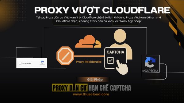 Proxy vượt Cloudflare là gì? Giải pháp hạn chế Captcha Cloudflare bằng Proxy dân cư