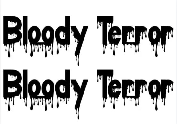 Font chữ Bloody Terror