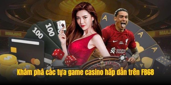 Khám phá các tựa game casino hấp dẫn trên PU88