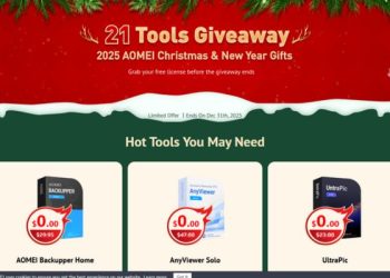 AOMEI Christmas Carnival Giveaway 2025: Nhận 21 phần mềm bản quyền miễn phí 15 AOMEI Christmas Carnival Giveaway 2025: Nhận 21 phần mềm bản quyền miễn phí 9