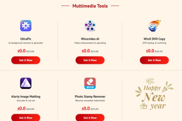 AOMEI Christmas Carnival Giveaway 2025: Nhận 21 phần mềm bản quyền miễn phí 14 Phần mềm multimedia và AI