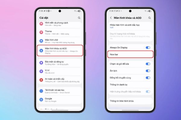 Cách dùng Now Bar hiệu quả trên Samsung