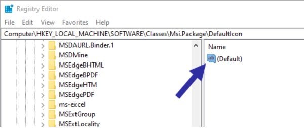 Nhấn đúp vào (Default)