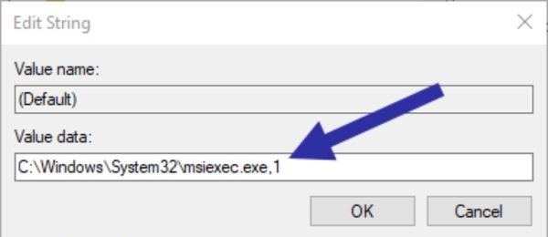 Thay đổi số 0 này thành số 1
