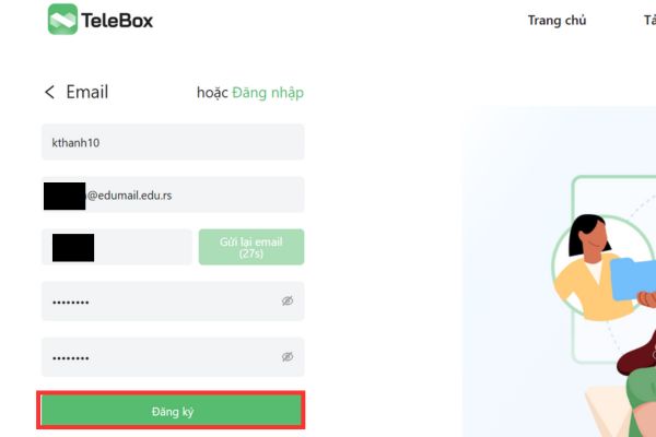 Cách nhận 10TB TeleBox dung lượng miễn phí 9 Đăng ký tài khoản Telebox