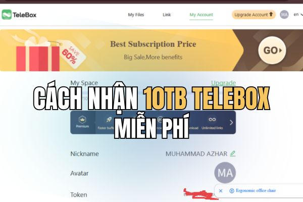 How to get 10TB TeleBox storage for free