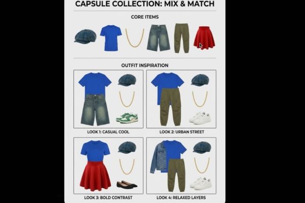 Tạo ra các bộ sưu tập "capsule wardrobe"