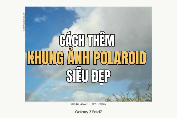 How to create Korean-style Polaroid photo frames on Samsung