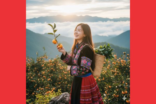 Gợi ý câu lệnh AI tạo ảnh thiếu nữ Bản Liền mộc mạc, duyên dáng 15 Hướng dẫn tạo ảnh thiếu nữ Bản Liền