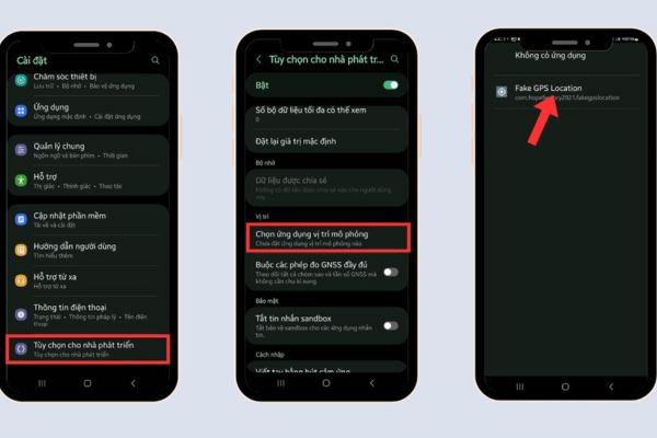 Chọn ứng dụng Fake GPS