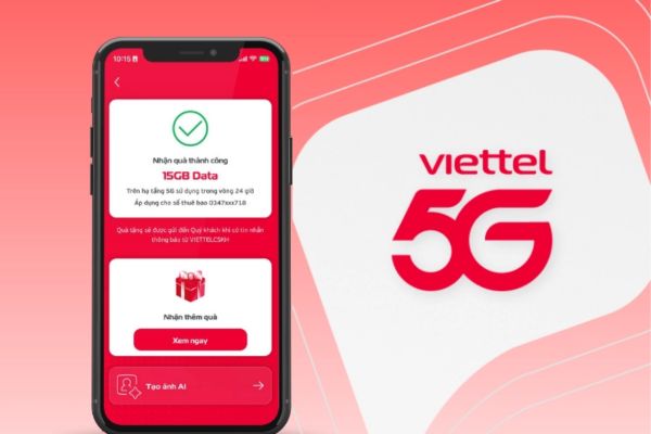 Get 15GB of free Viettel 5G data in just a few steps
