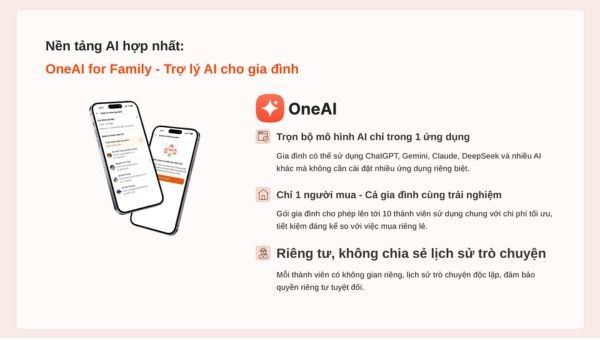 Một người đăng ký, cả nhà cùng dùng