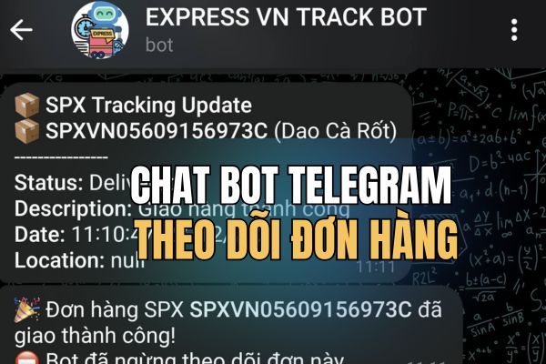 How to use Telegram bot to track Shopee, Tiktok, Lazada orders How to use Telegram bot to track Shopee, Tiktok, Lazada orders